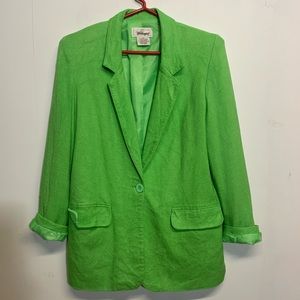 Kelly green Worthington blazer